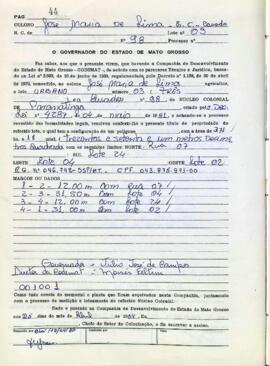 NÚMERO DO TÍTULO: 001001