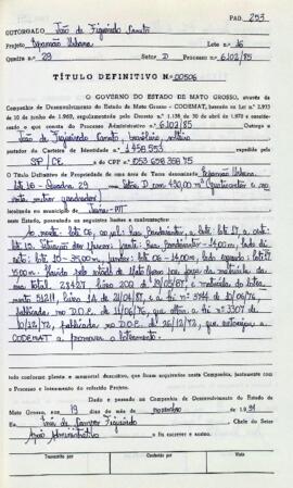 NÚMERO DO TÍTULO: 00506