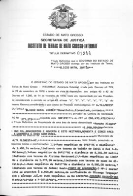 NÚMERO DO TÍTULO: 01344