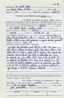 NÚMERO DO TÍTULO: 01152