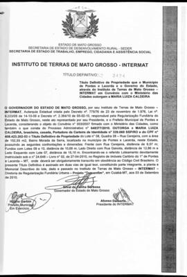 NÚMERO DO TÍTULO: 3424