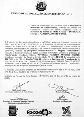 NÚMERO DO TERMO: 6139