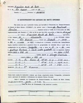 NÚMERO DO TÍTULO: SEM DADOS