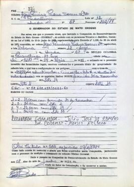 NÚMERO DO TÍTULO: 533