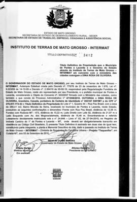 NÚMERO DO TÍTULO: 3412