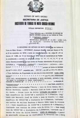 NÚMERO DO TÍTULO: 01886