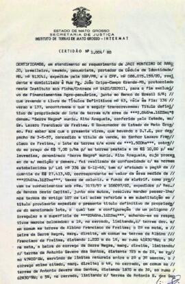 NÚMERO DA CERTIDÃO: 1.004.80