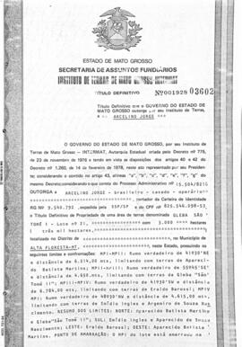 NÚMERO DO TÍTULO: 001928