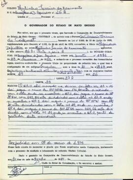 NÚMERO DO TÍTULO: SEM DADOS