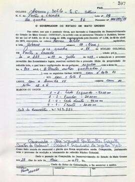 NÚMERO DO TÍTULO: SEM DADOS