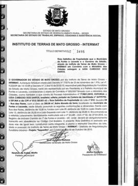 NÚMERO DO TÍTULO: 3495