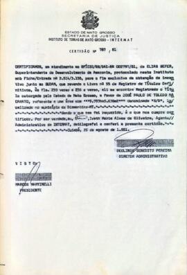 NÚMERO DA CERTIDÃO: 787.81