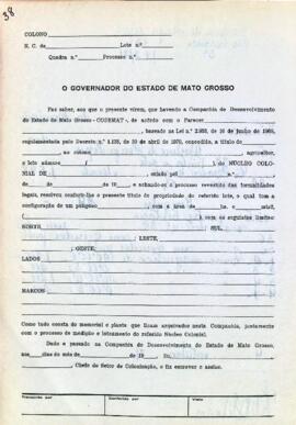 NÚMERO DO TÍTULO: SEM DADOS