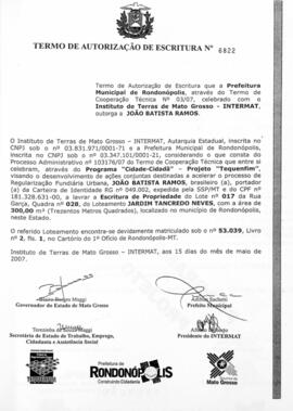 NÚMERO DO TERMO: 6822
