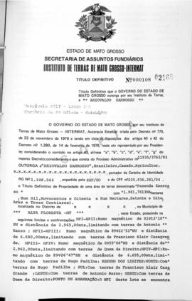 NÚMERO DO TÍTULO: 000108