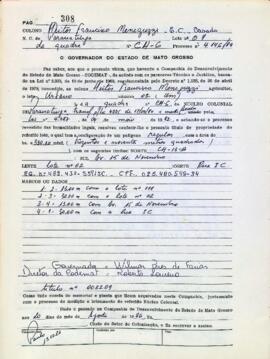 NÚMERO DO TÍTULO: 003209