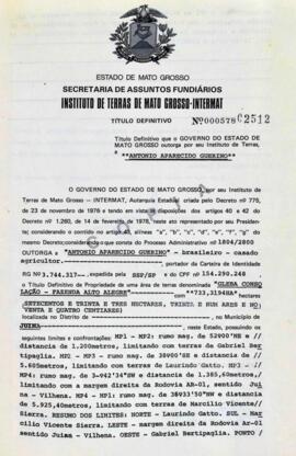 NÚMERO DO TÍTULO: 000578