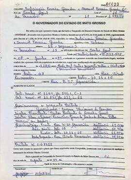 NÚMERO DO TÍTULO: 008722