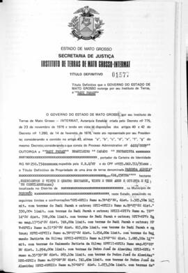 NÚMERO DO TÍTULO: 01577