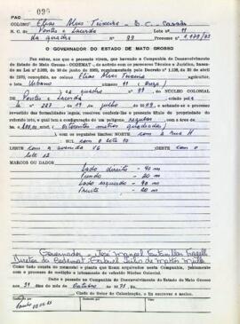 NÚMERO DO TÍTULO: SEM DADOS