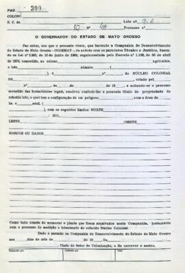 NÚMERO DO TÍTULO: SEM DADOS