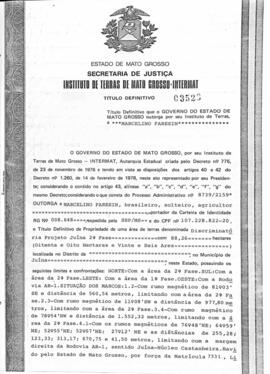 NÚMERO DO TÍTULO: SEM DADOS