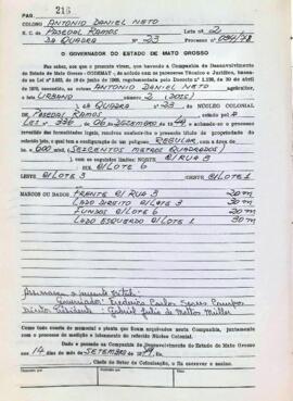 NÚMERO DO TÍTULO: SEM DADOS