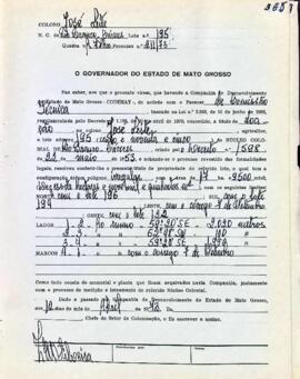 NÚMERO DO TÍTULO: SEM DADOS