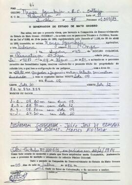 NÚMERO DO TÍTULO: 000615