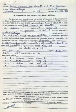 NÚMERO DO TÍTULO: SEM DADOS