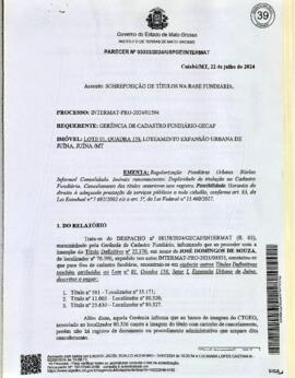 NÚMERO DO TÍTULO: 22.370