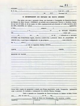 NÚMERO DO TÍTULO: SEM DADOS