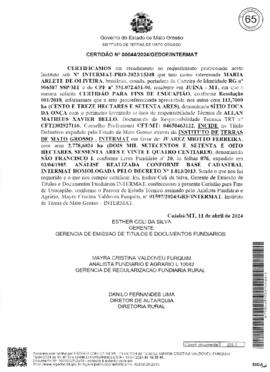 NÚMERO DA CERTIDÃO: 00644.2024