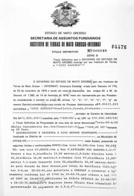 NÚMERO DO TÍTULO: 000248