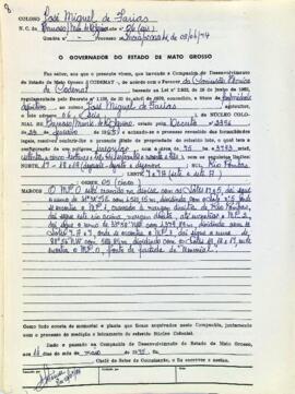 NÚMERO DO TÍTULO: SEM DADOS