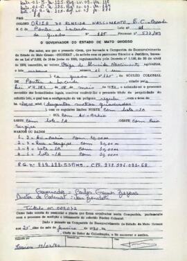 NÚMERO DO TÍTULO: 009072