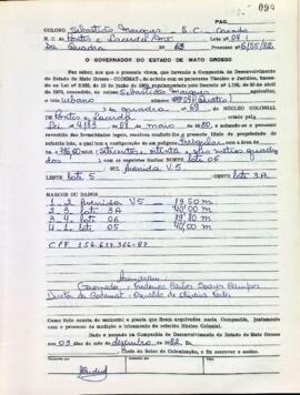 NÚMERO DO TÍTULO: SEM DADOS