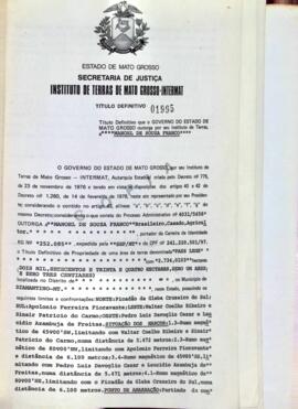 NÚMERO DO TÍTULO: 01995