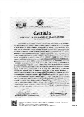 NÚMERO DA CERTIDÃO: 25.462-9CD.2023
