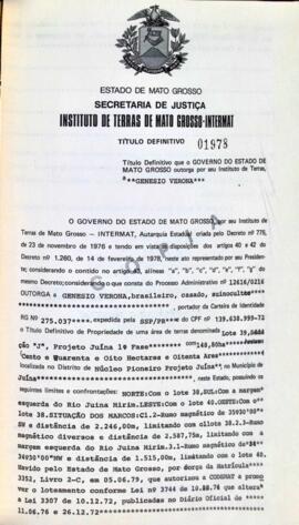 NÚMERO DO TÍTULO: 01978