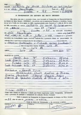 NÚMERO DO TÍTULO: 008953