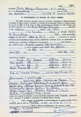 NÚMERO DO TÍTULO: 10406