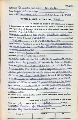 NÚMERO DO TÍTULO: 4408