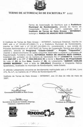 NÚMERO DO TERMO: 6492