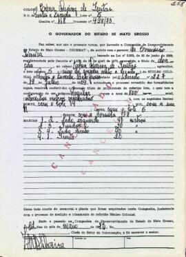 NÚMERO DO TÍTULO: SEM DADOS