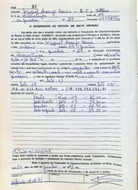 NÚMERO DO TÍTULO: 005149