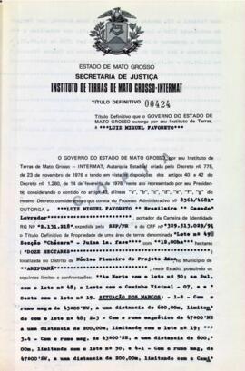 NÚMERO DO TÍTULO: 00424