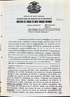 NÚMERO DO TÍTULO: 001660