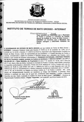 NÚMERO DO TÍTULO: 3486