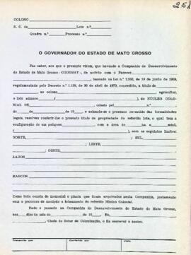 NÚMERO DO TÍTULO: SEM DADOS